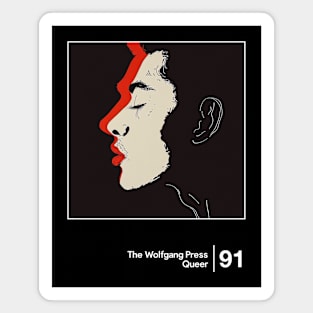 The Wolfgang Press - Queer - Minimalist Style Graphic Design Magnet